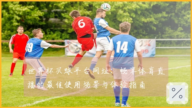 世界杯买球平台网址：畅享体育直播的最佳使用场景与体验指南